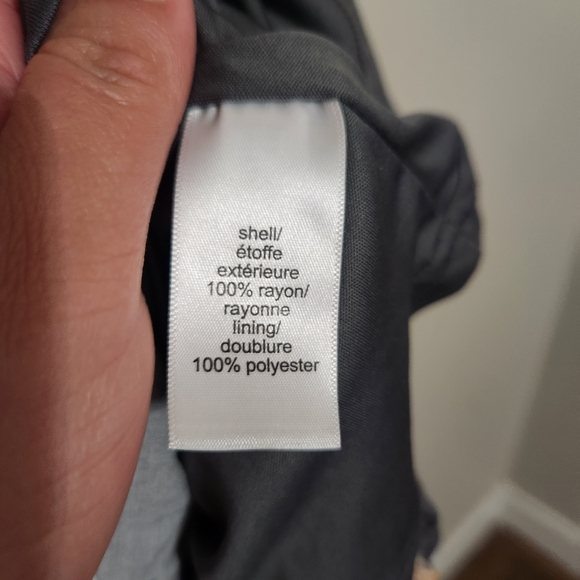 Maurices gray sunflower maxi tiered dress medium boho floral cottagecore - Picture 4 of 6